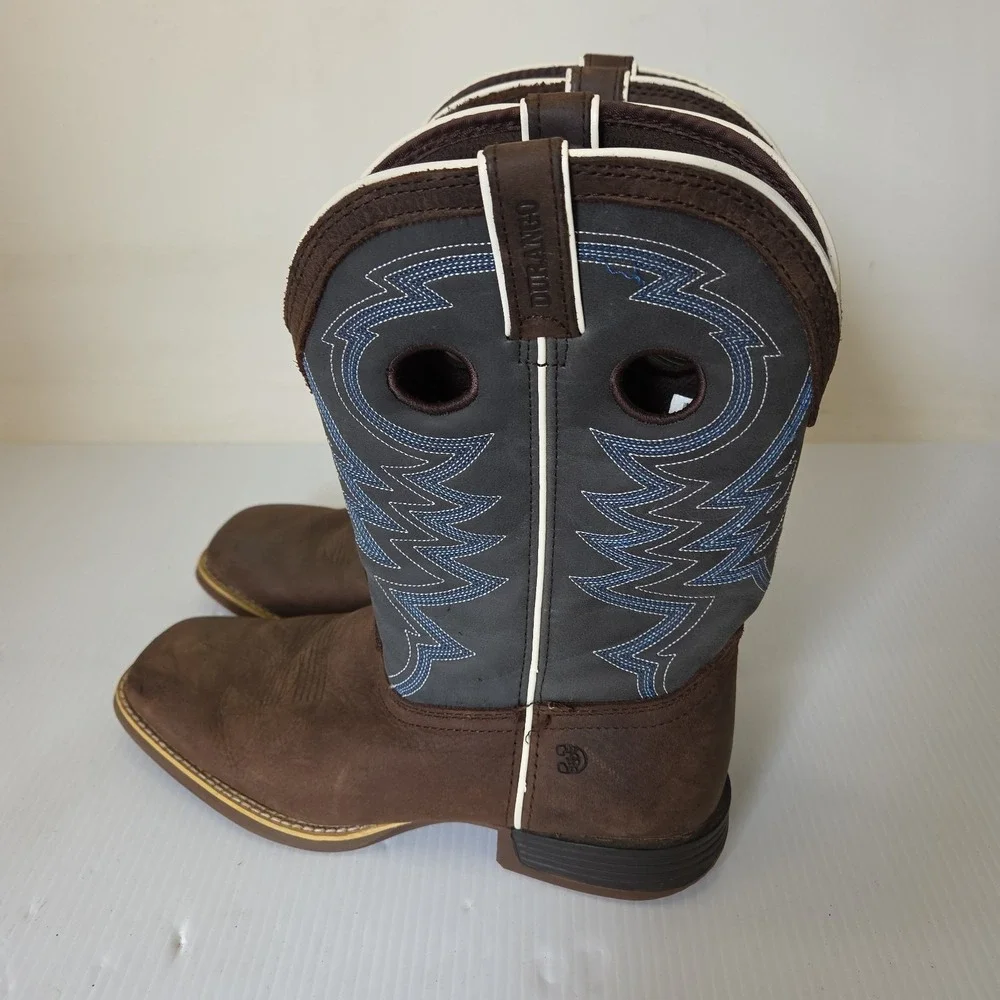 Durango® Lil' Rebel Pro™ Little Kid's Blue Western Boots 7m